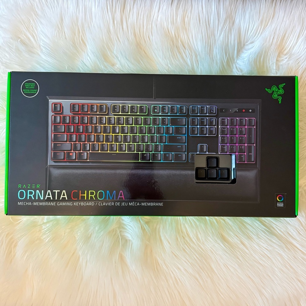 Gaming Chroma RGB Keyboard Razer Ornata - NEW